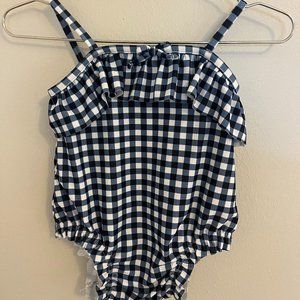 GAP Blue Checked Swimsuit